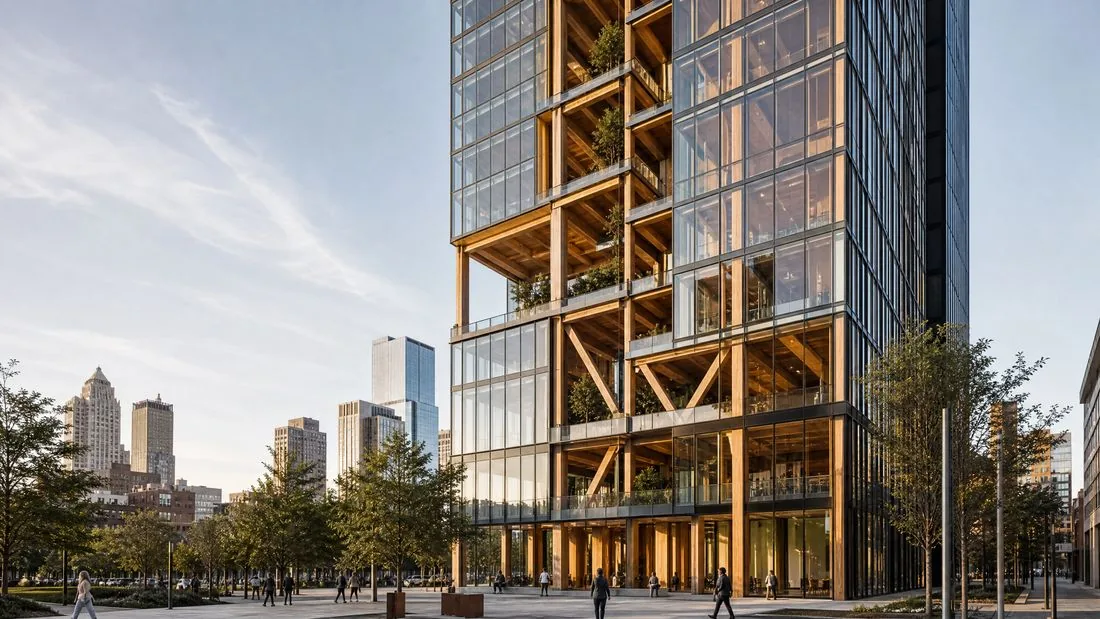 ภาพประกอบ — สถาปัตยกรรมไม้เทคโนโลยีสูง (Mass Timber)